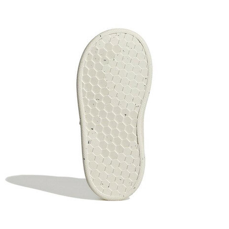 アディダス（adidas）（キッズ）アディダス×ディズニー アドバンテージ マペット フックアンドループ ホワイト グリーン GY6586 ジュニア スポーツシューズ