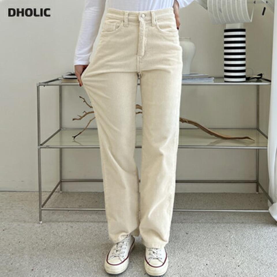 コーデュロイストレートパンツ・p000092 レディース 【pt】パンツ ズボン ロング コーデュロイ ストレート 単色 無地 シンプル カジュアル ラフ 大人 秋 冬 韓国ファッション MKT