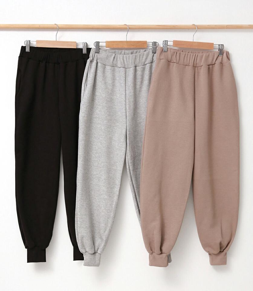 【マケット特価】裏起毛配色パーカー&ジョガーパンツSET・p000294 レディース 【pt】セットアップ setup トップス パーカー スウェット フード フーディー パンツ ズボン ロング 裏起毛 単色 シンプル マフポケット ワンマイルウェア 冬 韓国ファッション MKT セール