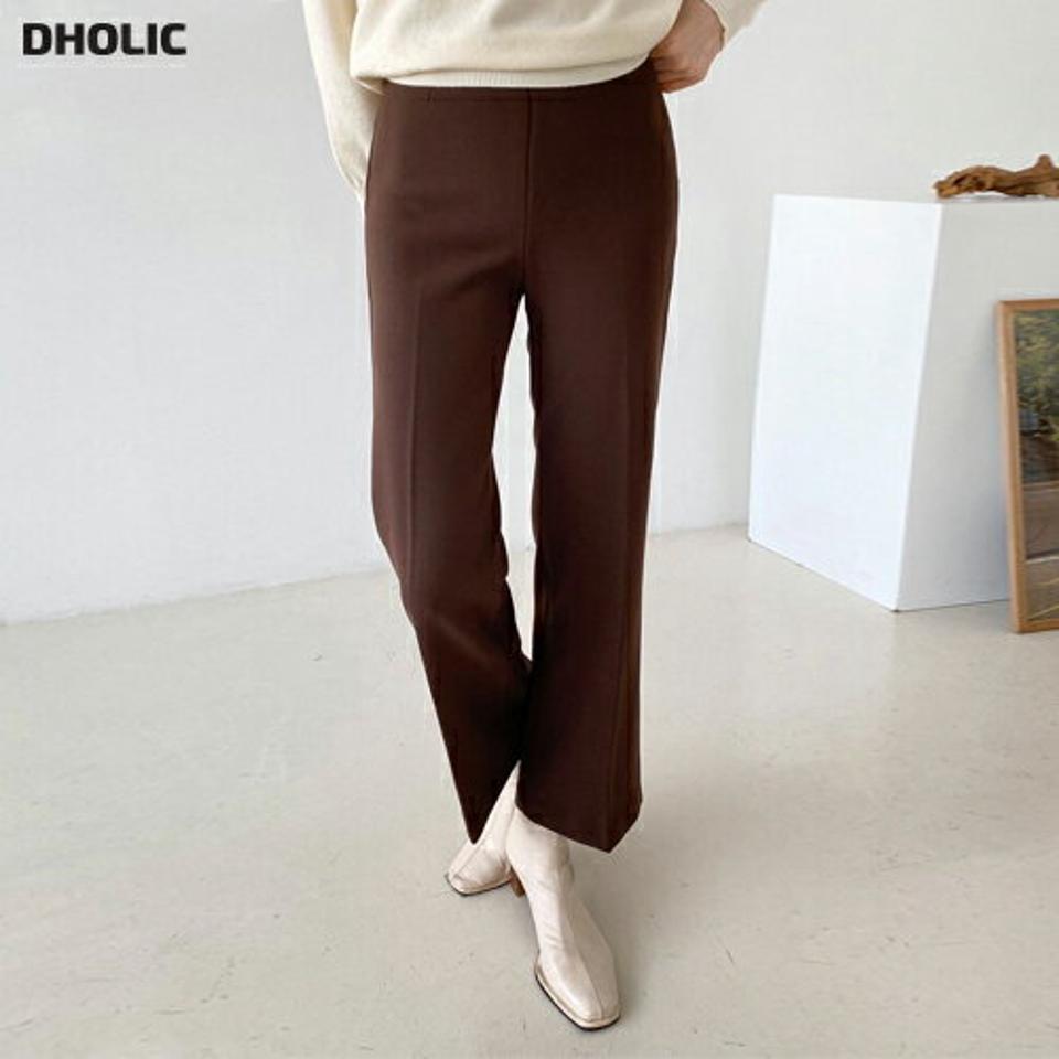 裏起毛フレアスラックス・p000420 レディース 【pt】パンツ ズボン スラックス フレア 裏起毛 単色 無地 シンプル ベーシック 大人 オフィス オケージョン きれいめ 冬 韓国ファッション MKT