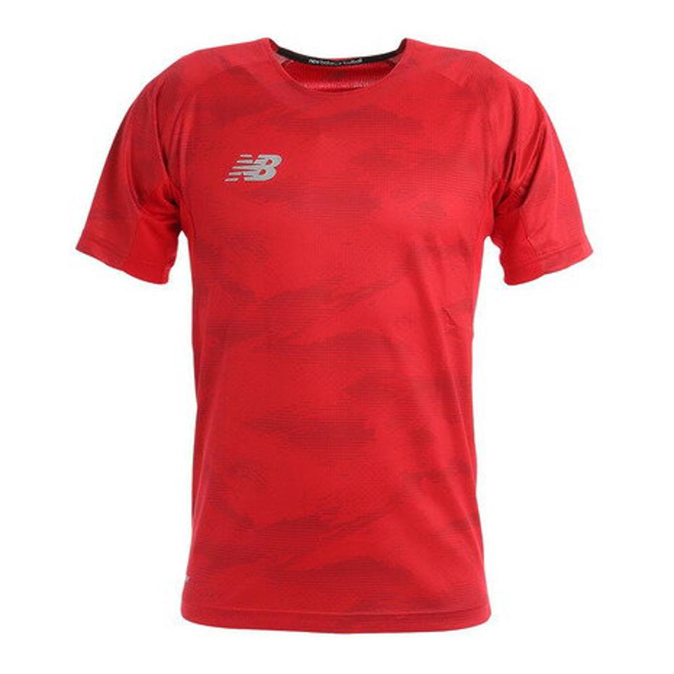 【1/25 24h限定 エントリー＆対象3店舗買い回りで最大P10倍！】ニューバランス（new balance）（メンズ）サッカーウェア トレーニングマッチシャツ JMTF2312RD