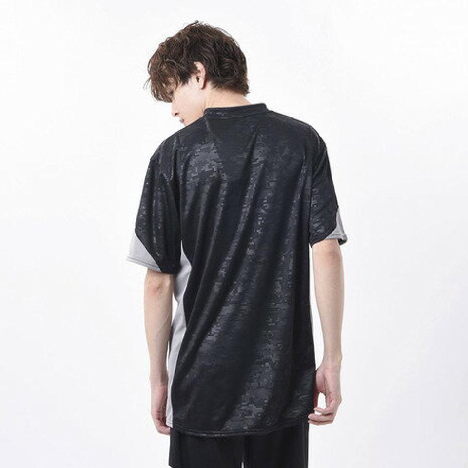 ニューバランス(new balance)(メンズ)サッカーウェア プラクティスシャツ 半袖Tシャツ 接触冷感機能加工 JMTF1011BK