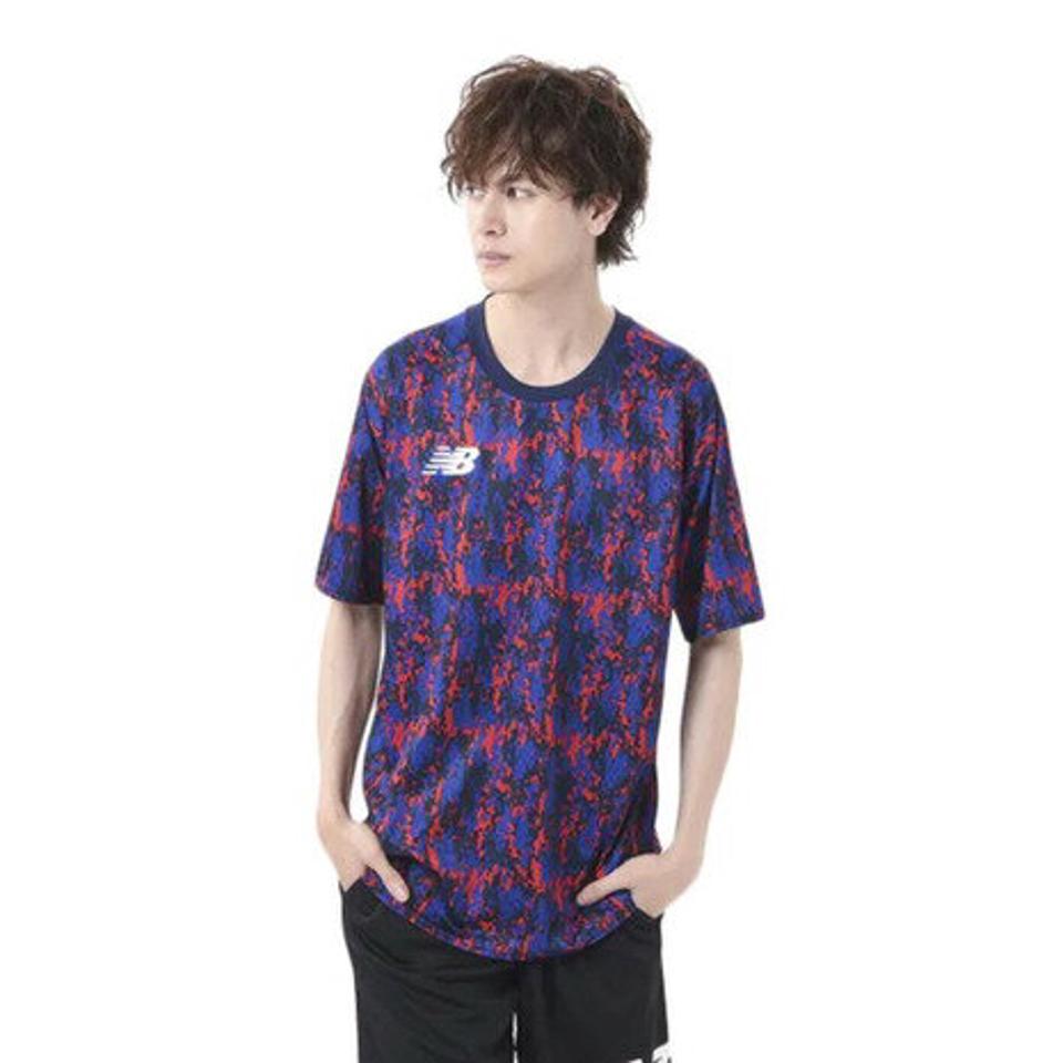 ニューバランス(new balance)(メンズ)サッカー ウェア メンズ 半袖 Tシャツ ゲームシャツ ショートスリーブ プラクティスシャツ JMTF1010RL