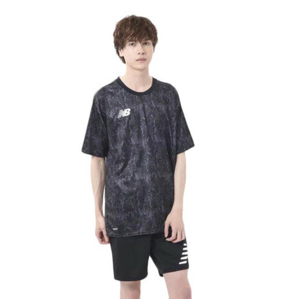 ニューバランス(new balance)(メンズ)サッカー ウェア メンズ 半袖 Tシャツ ゲームシャツ ショートスリーブ プラクティスシャツ JMTF1010BK