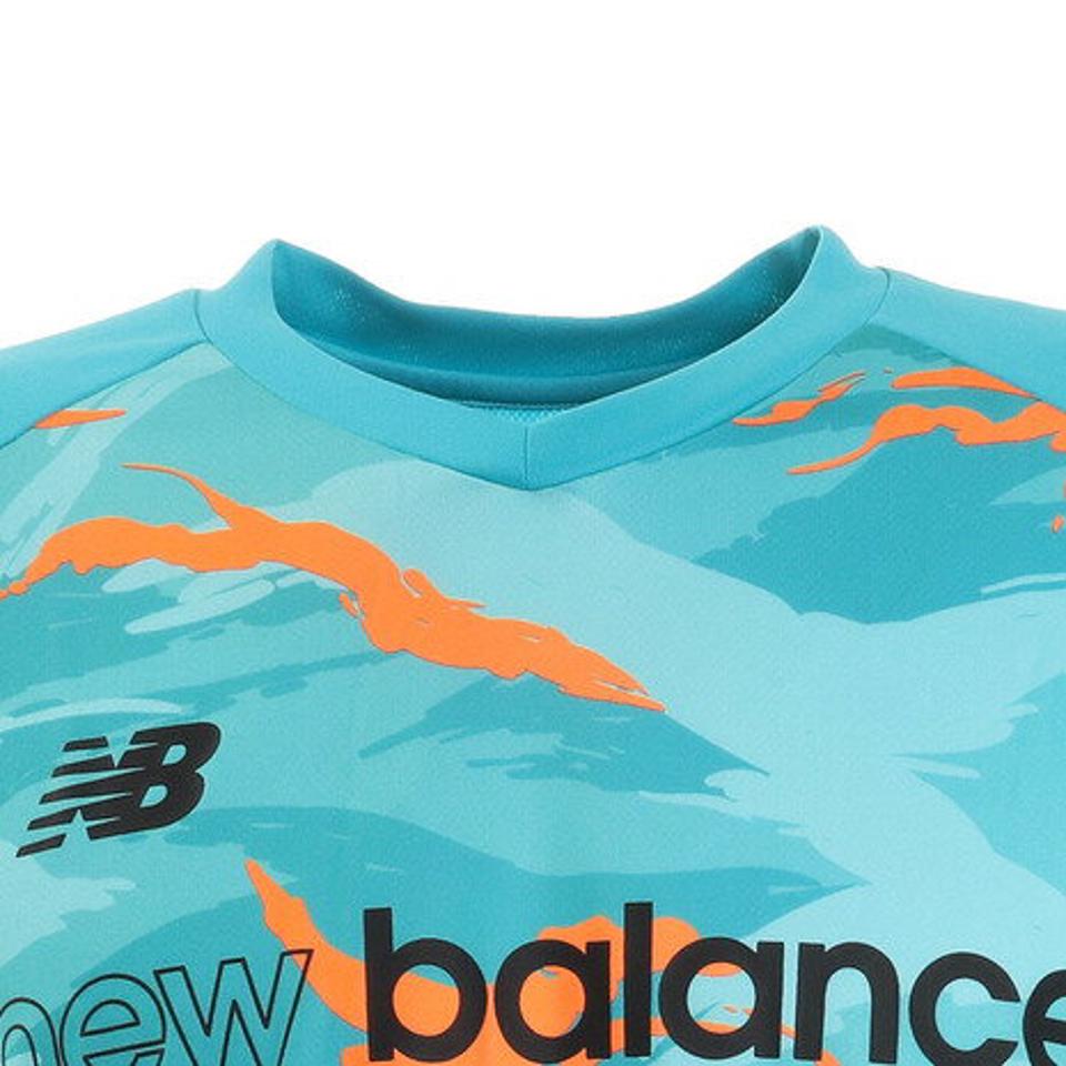 ニューバランス(new balance)(メンズ)サッカー ウェア メンズ 半袖 Tシャツ ゲームショートスリーブシャツ プラクティスシャツ JMTF1407VLS