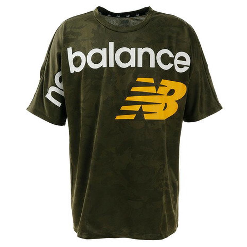 ニューバランス(new balance)(メンズ)サッカー ウェア メンズ 半袖 Tシャツ BIGロゴ ショートスリーブ JMTT0100DCG