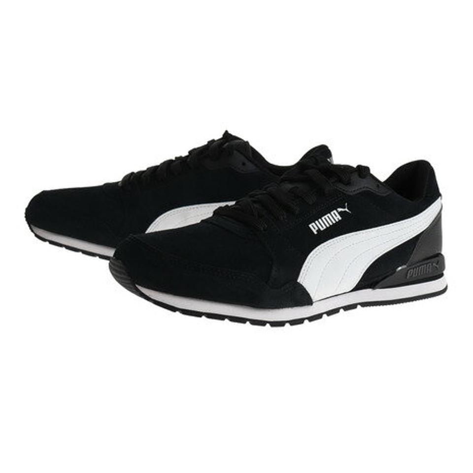 プーマ（PUMA）（メンズ）スニーカー 黒 メンズ ST ランナー V3 SD ブラック 38764601 スポーツシューズ 運動靴 カジュアル 通勤 通学