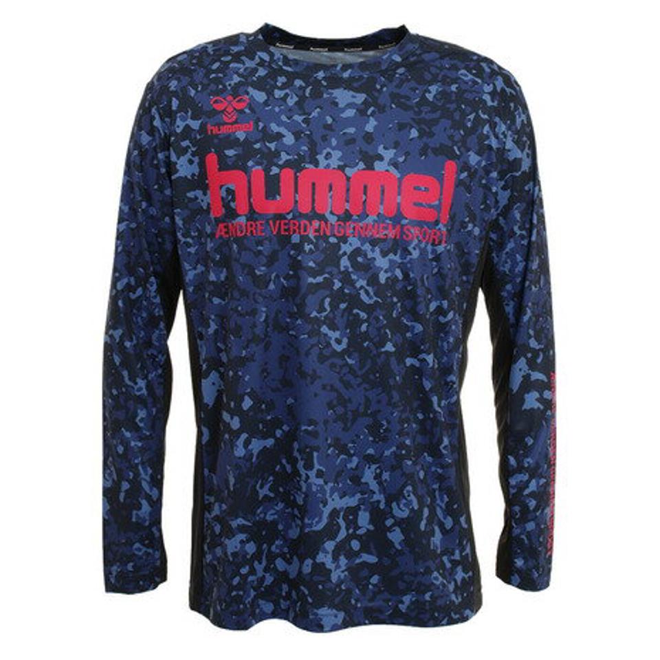 ヒュンメル（hummel）（メンズ）ハンドボールウェア 長袖プラクティスシャツ HAP7127-71