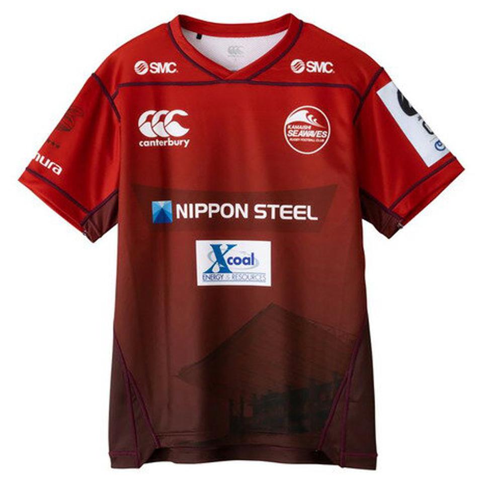 カンタベリー(canterbury)(メンズ)釜石 レプリカホームジャージ 半袖Tシャツ RG32742