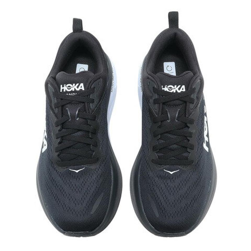 ホカ（HOKA）（メンズ）ランニングシューズ ボンダイ 8 黒 ブラック 1123202-BWHT スニーカー ジョギングシューズ トレーニング 部活