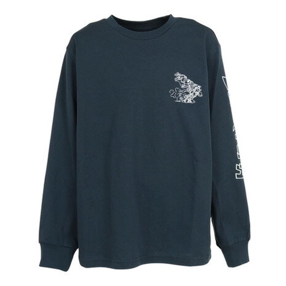 プーマ(PUMA)(キッズ)ジュニア SUPER PUMA 長袖Tシャツ 674809 16 NVY