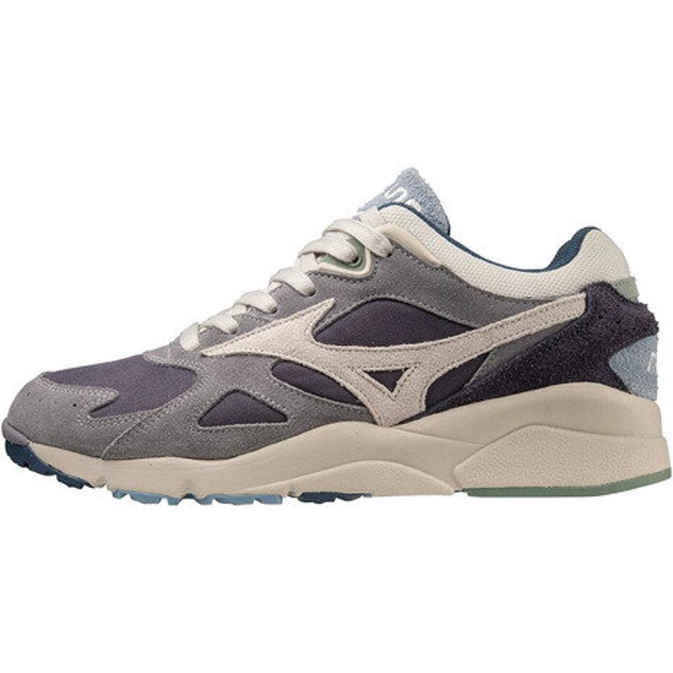 ミズノ（MIZUNO）（メンズ、レディース）スニーカー SKY MEDAL グレー D1GA227903 カジュアルシューズ スエード生地 カラフル ローカット