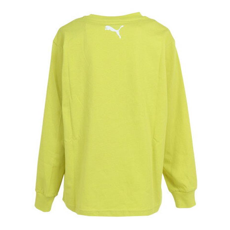プーマ(PUMA)(キッズ)ジュニア SUPER PUMA 長袖Tシャツ 674809 33 LGRN