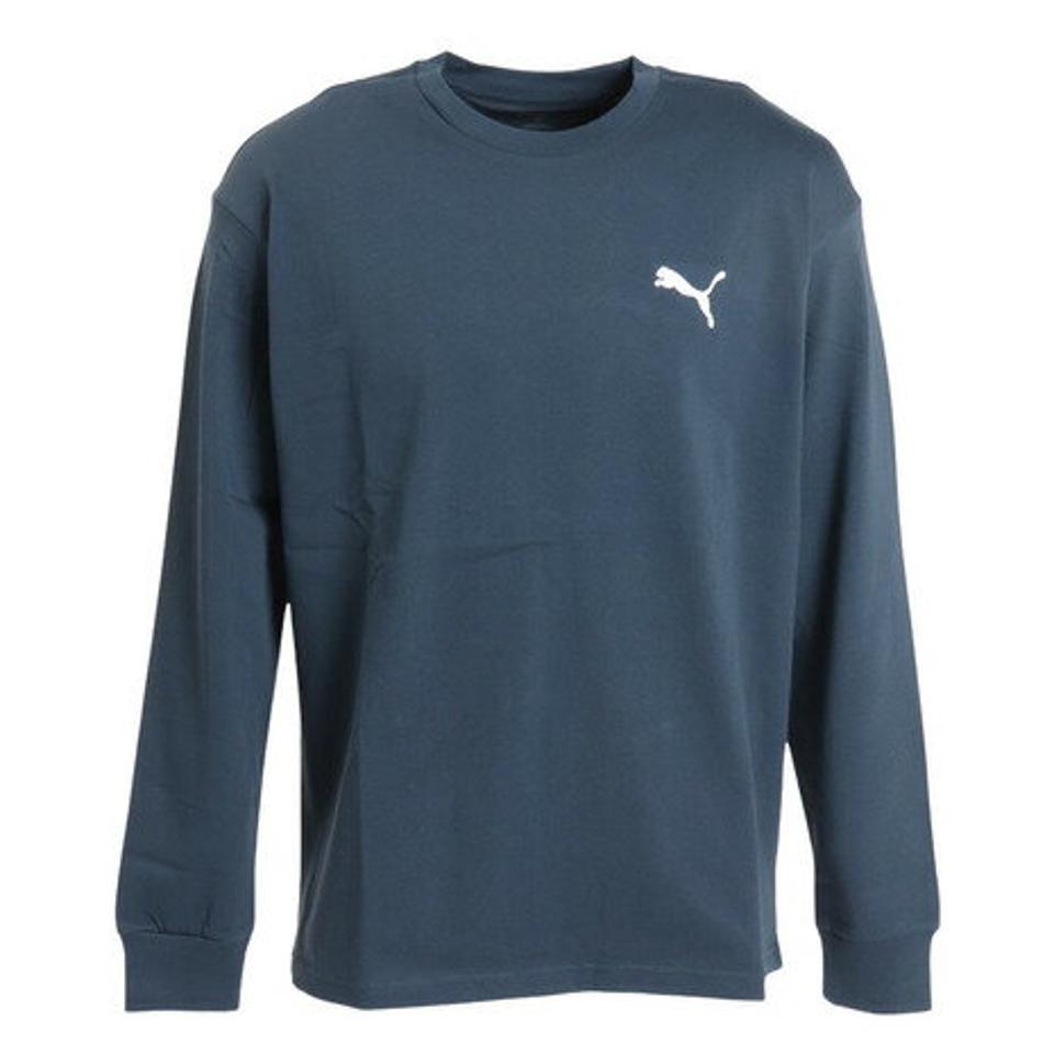 【6/5 24h限定 エントリー&対象4店舗買い回りで最大P10倍!】プーマ(PUMA)(メンズ)長袖Tシャツ 674805 16 NVY