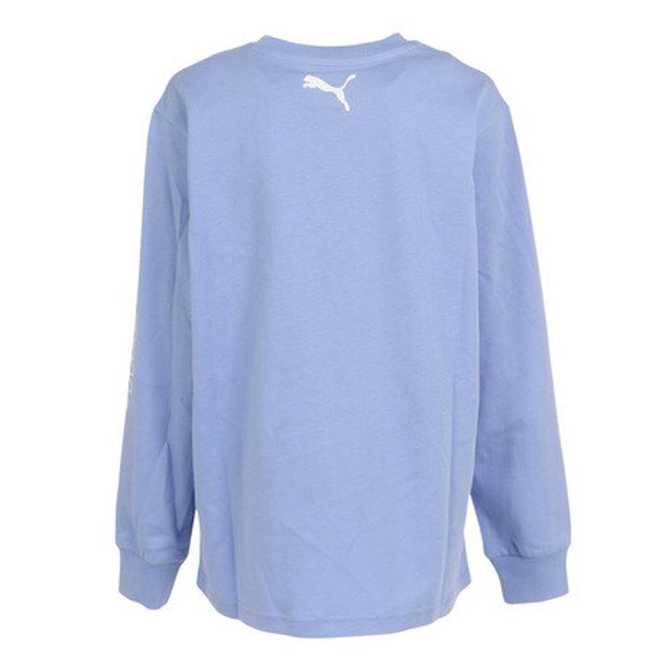 プーマ(PUMA)(キッズ)ジュニア SUPER PUMA 長袖Tシャツ 674809 27 BLU