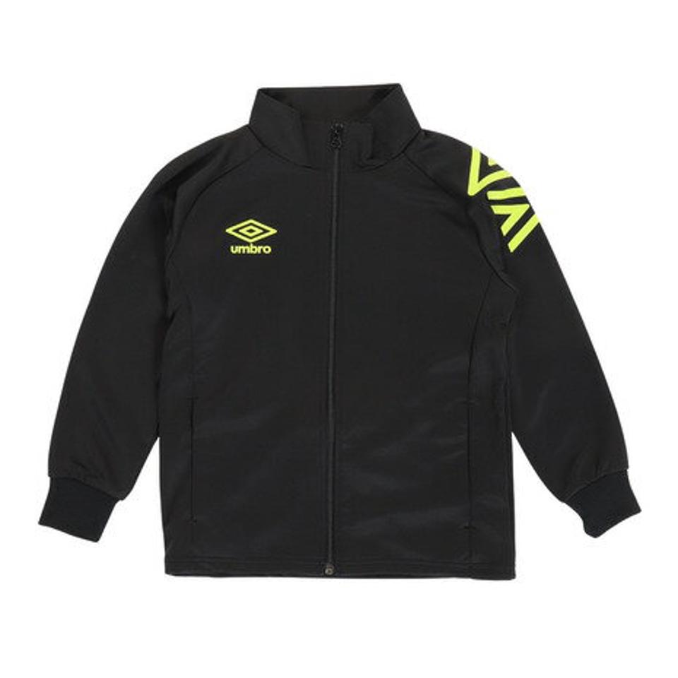 【4/15 24h限定 エントリー＆対象3店舗以上買い回りで最大P10倍！】アンブロ（UMBRO）（キッズ）ジュニア ジャージースーツ ジャージ 上下 セット UMJTJF15XB BLK
