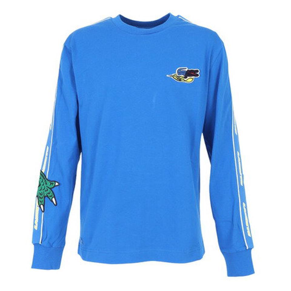 ラコステ(LACOSTE)(メンズ)コミックグラフィックジャガードテーピングTシャツ TH1468L-K1Q