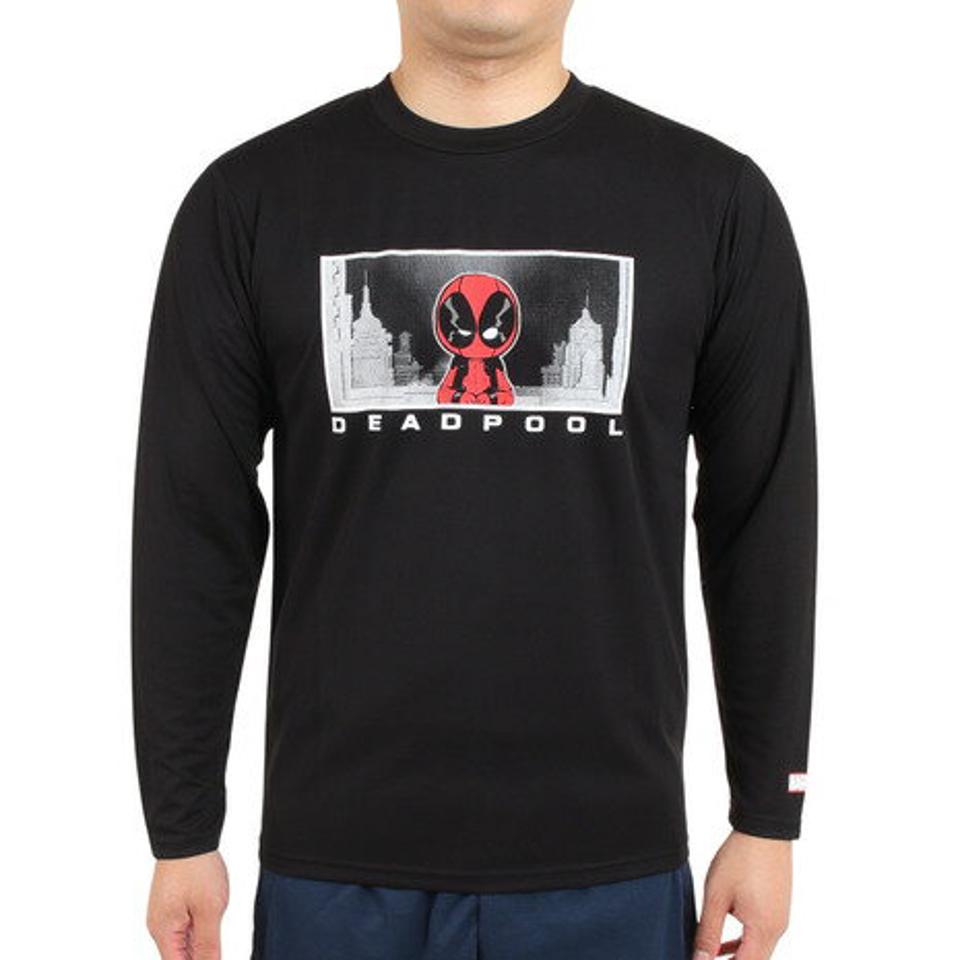 マーベル（MARVEL）（メンズ）デッドプール ロング UVカット 長袖Tシャツ DS0223001