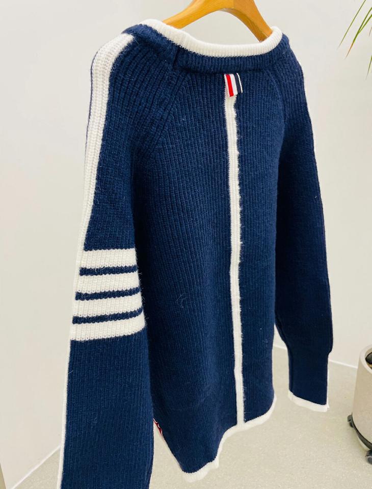 ウール混トリコロールラグランニット・p000525 レディース 【tops】トップス ニット 長袖 ラグランスリーブ ウール ラウンドネック ライン 配色 カジュアル ラフ 大人 秋 冬 韓国ファッション MKT