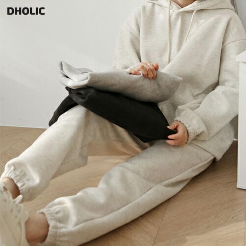 裏起毛パーカー&スウェットパンツSET・p000571 レディース 【pt】セットアップ setup トップス パーカー スウェット フード フーディー 長袖 パンツ ズボン ロング丈 裏起毛 単色 無地 シンプル ジョガーパンツ 冬 韓国ファッション MKT