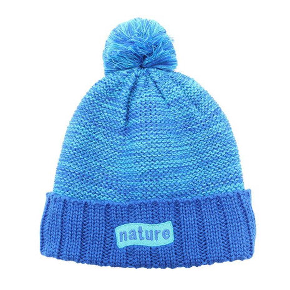 エアボーン（ARBN）（キッズ）ジュニア 帽子 ニット帽 ポンポン NATURE POM ニットキャップ AB33WC1392 防寒 雪あそび