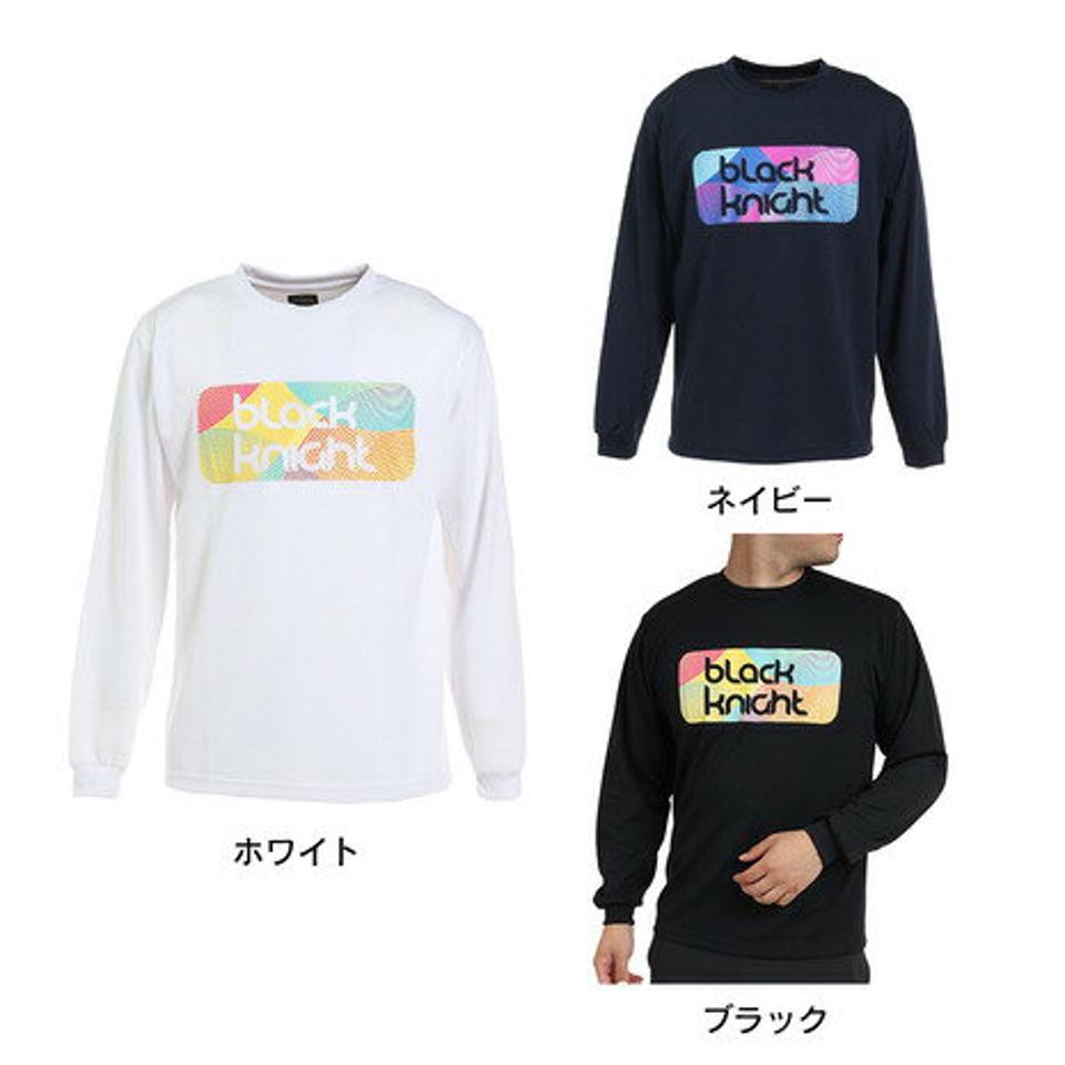 ブラックナイト(blackknight)(メンズ、レディース)バドミントンウェア ドライ ロングTシャツ T-2254