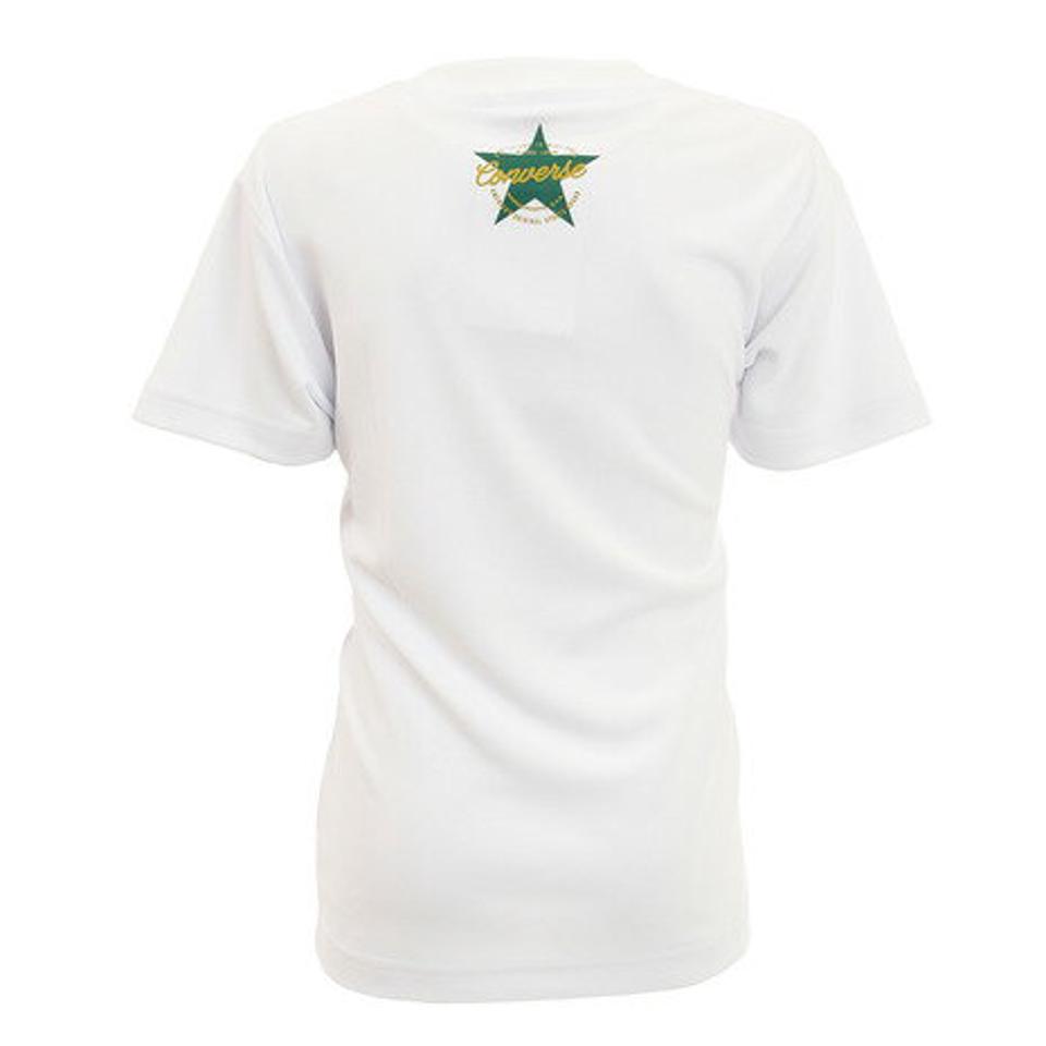 コンバース(CONVERSE)(キッズ)Tシャツ ジュニア 半袖 プリント CBA401357-1100 バスケットボール ウェア