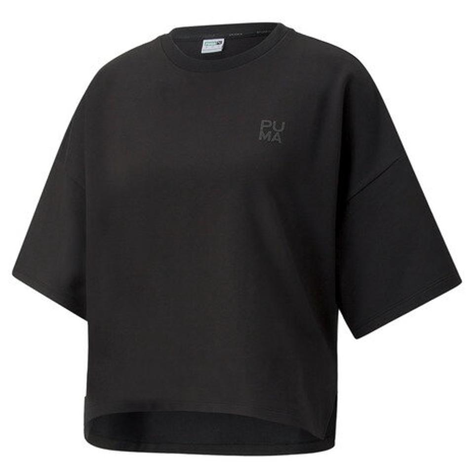 プーマ（PUMA）（レディース）インフューズ リラックス 半袖 Tシャツ 535641 01 BLK