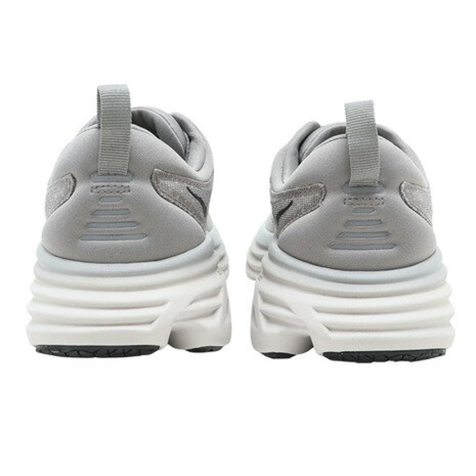 ホカ（HOKA）（メンズ）ランニングシューズ ボンダイ 8 ワイド Bondi 8 Wide グレーホワイト 1127953-SHMS スニーカー ジョギングシューズ 部活