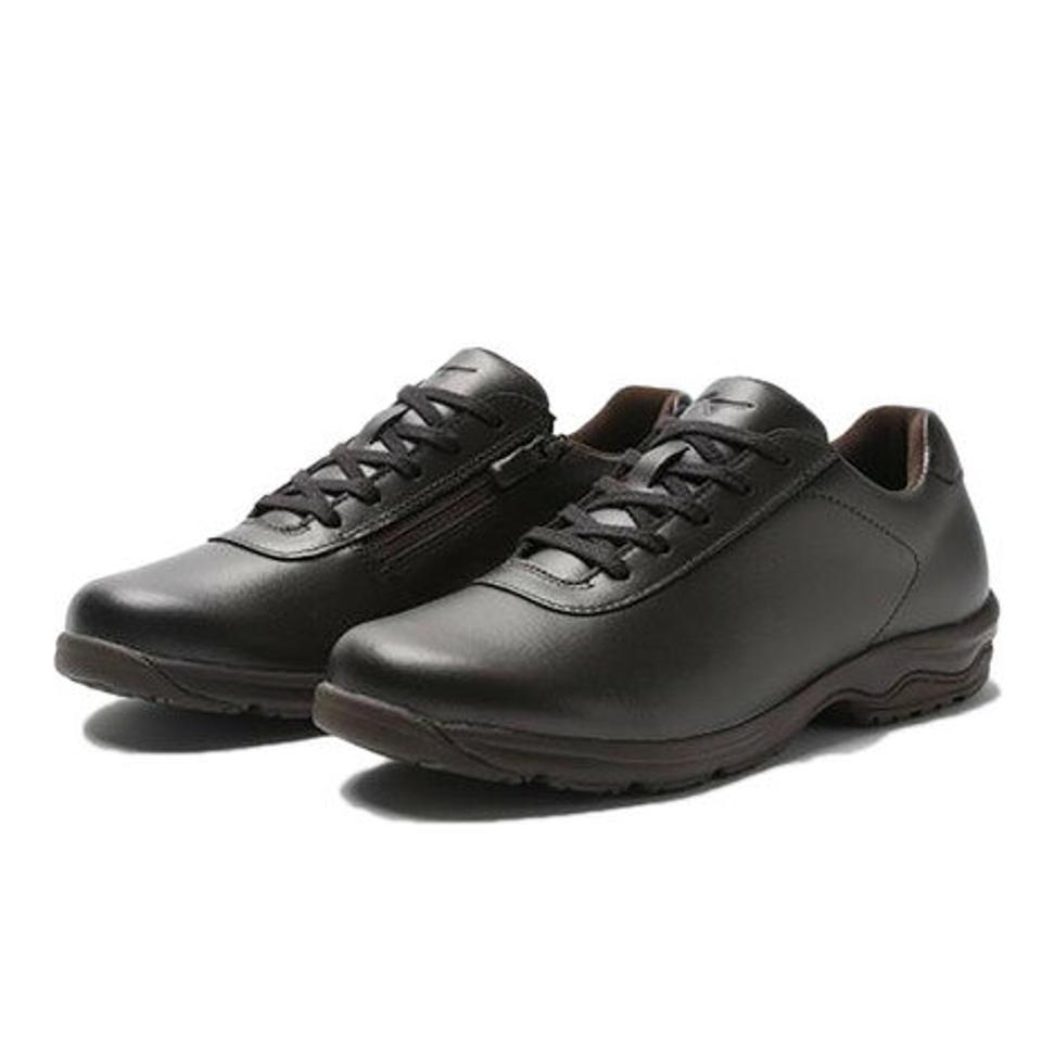 ミズノ（MIZUNO）（レディース）ウォーキングシューズ LD40 VI SW ダークブラウン B1GD220557 カジュアルシューズ 内側ファスナー付 防菌 防臭 通勤 通学
