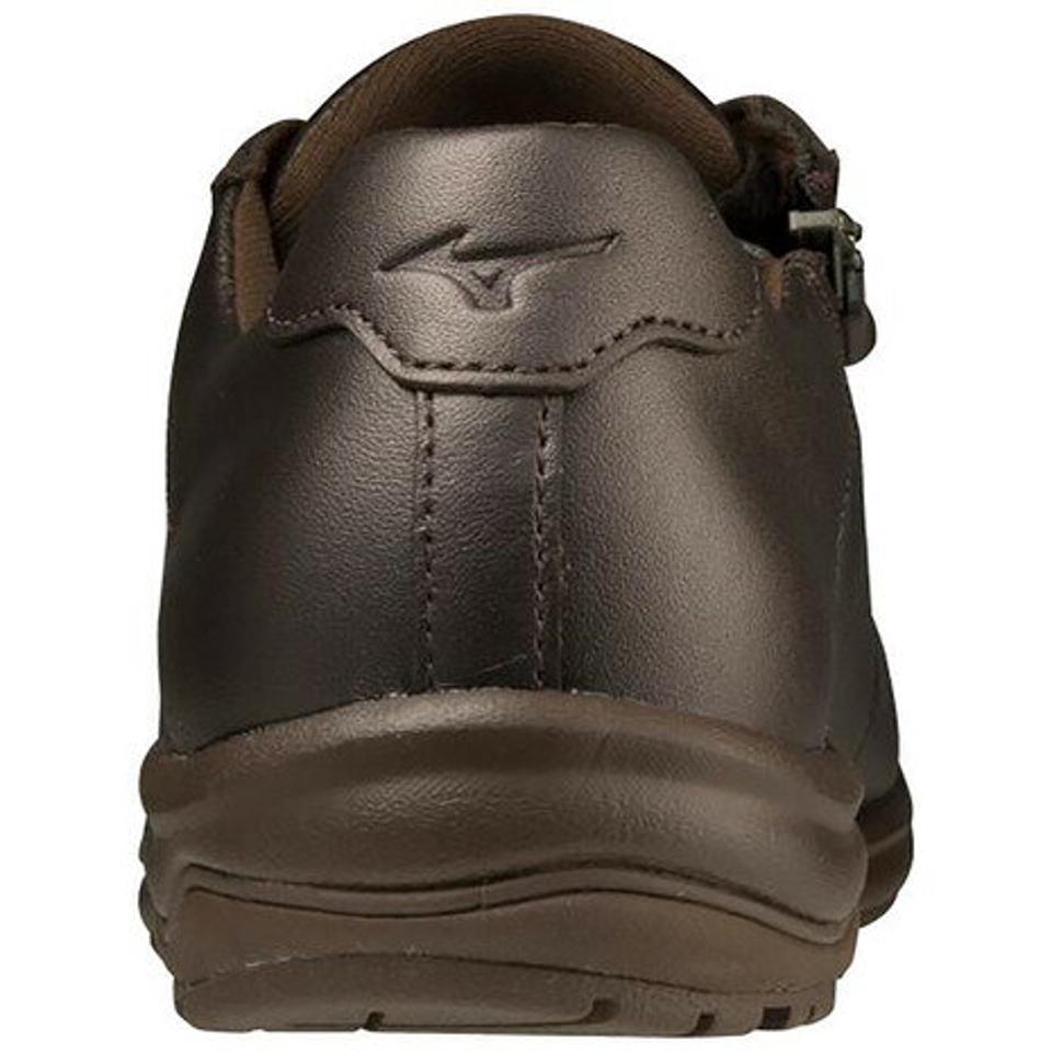 ミズノ（MIZUNO）（レディース）ウォーキングシューズ LD40 VI SW ダークブラウン B1GD220557 カジュアルシューズ 内側ファスナー付 防菌 防臭 通勤 通学