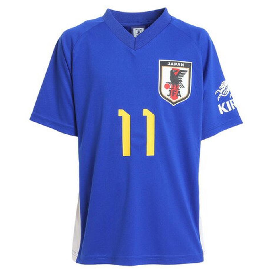 【6/5 24h限定 エントリー＆対象4店舗買い回りで最大P10倍！】ジェイエフエー（JFA）（キッズ）サッカー 日本代表 ジュニア プレーヤーズTシャツ 11 久保 建英 O5-139