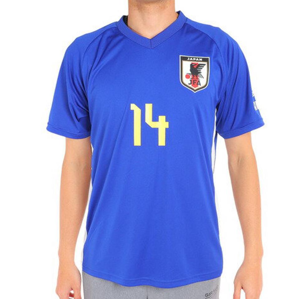 ジェイエフエー（JFA）（メンズ、レディース）サッカー 日本代表 プレーヤーズTシャツ 14 伊東純也 O5-080/081/082/083/084