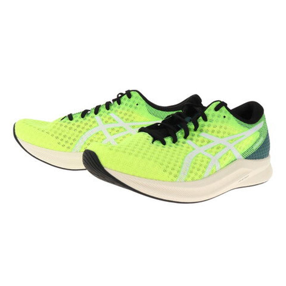 アシックス（ASICS）（メンズ）ランニングシューズ ハイパースピード 2 イエロー ホワイト 1011B495.750 スニーカー 厚底 プレート トレーニング 軽量 駅伝