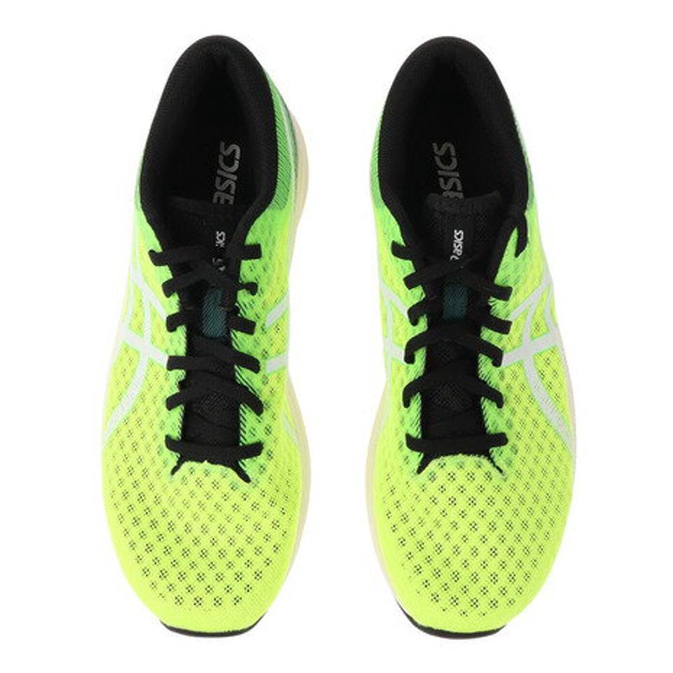 アシックス（ASICS）（メンズ）ランニングシューズ ハイパースピード 2 イエロー ホワイト 1011B495.750 スニーカー 厚底 プレート トレーニング 軽量 駅伝