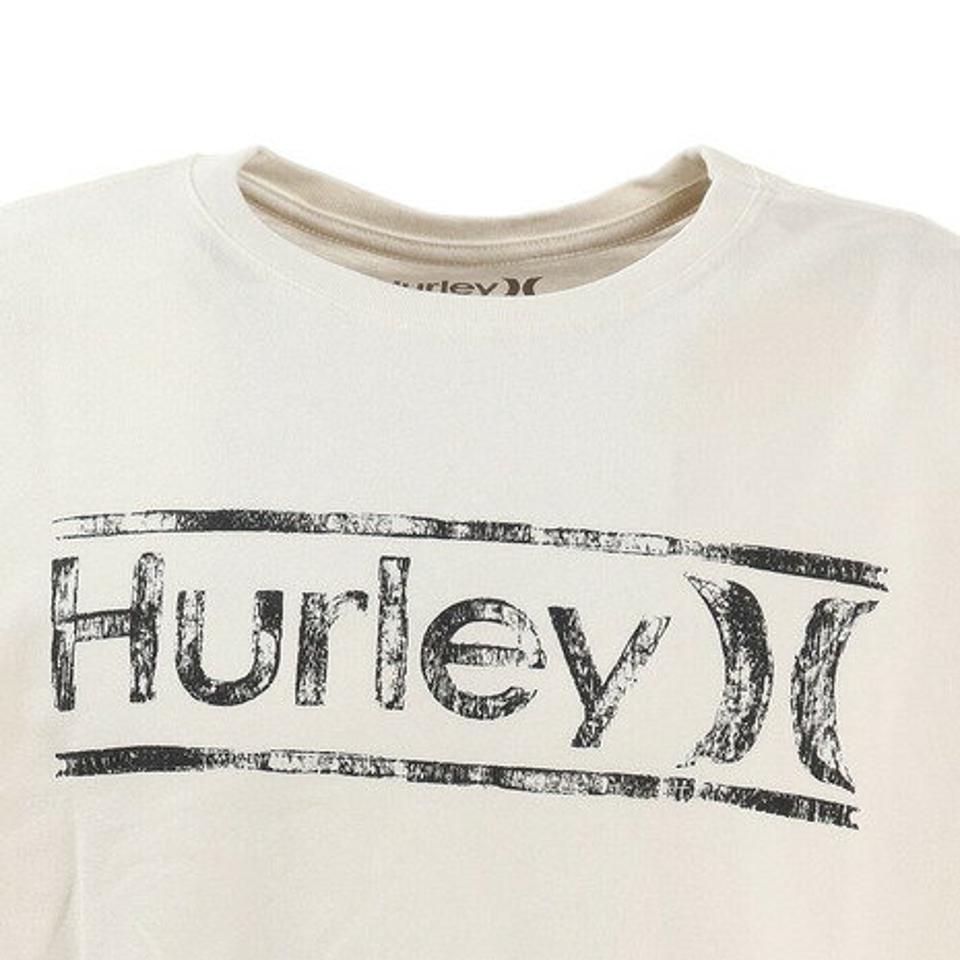 ハーレー（HURLEY）（メンズ）BAR LOGO 長袖Tシャツ MLS2100017-WHT