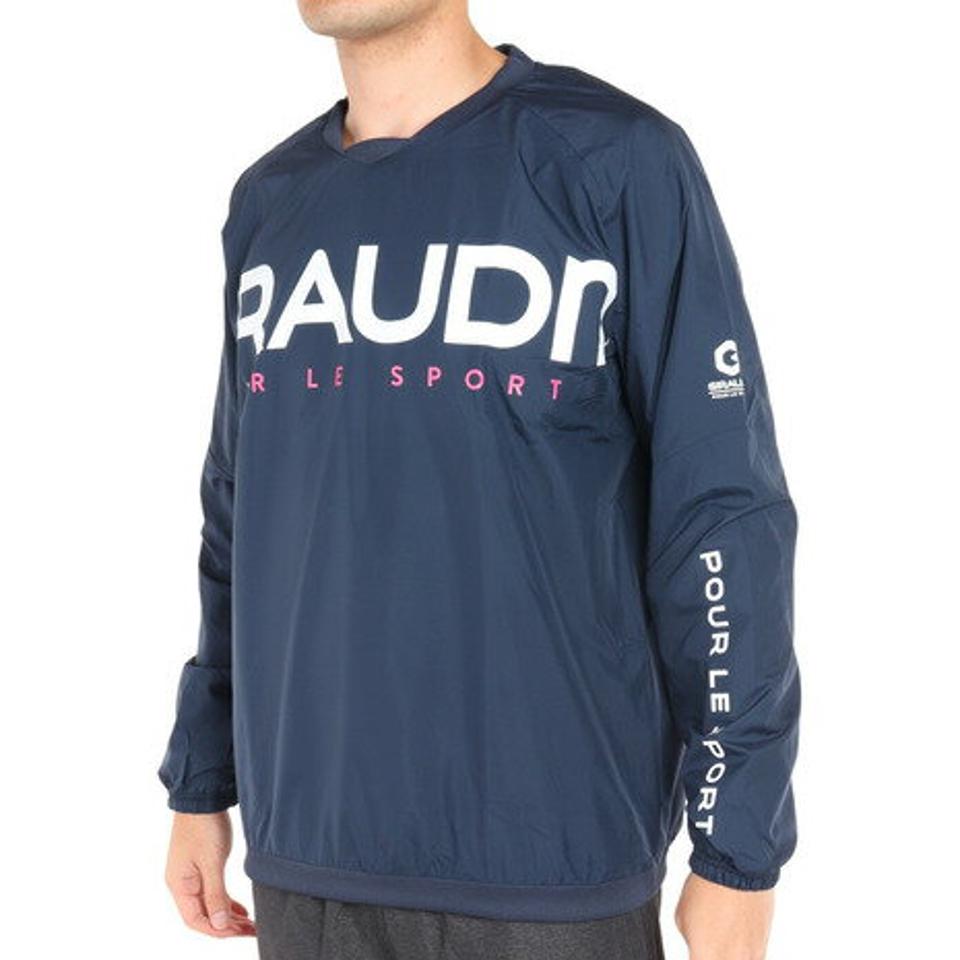ジローム（GIRAUDM）（メンズ）サッカー フットサルウェア 裏付き 絶耐撥水 ピステジャケット 741GM1ES7661 NVY