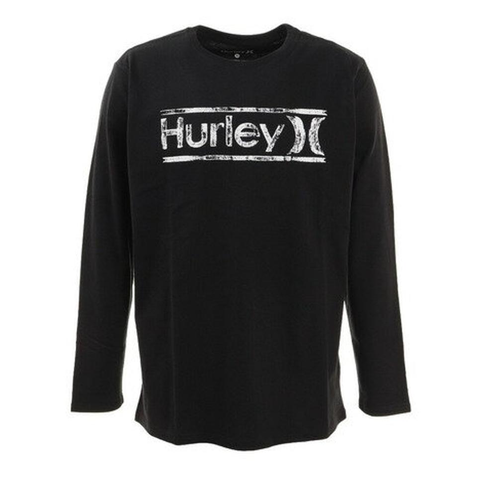 ハーレー（HURLEY）（メンズ）BAR LOGO 長袖Tシャツ MLS2100017-BLK
