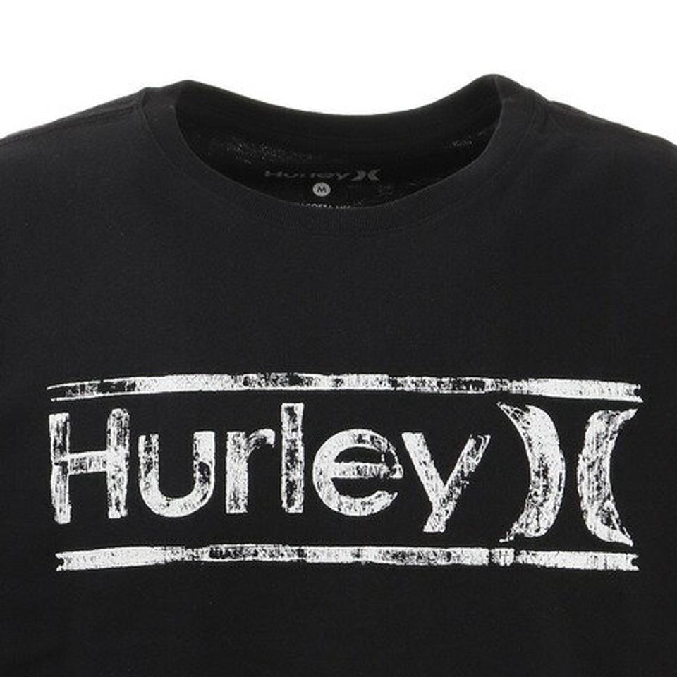 ハーレー（HURLEY）（メンズ）BAR LOGO 長袖Tシャツ MLS2100017-BLK