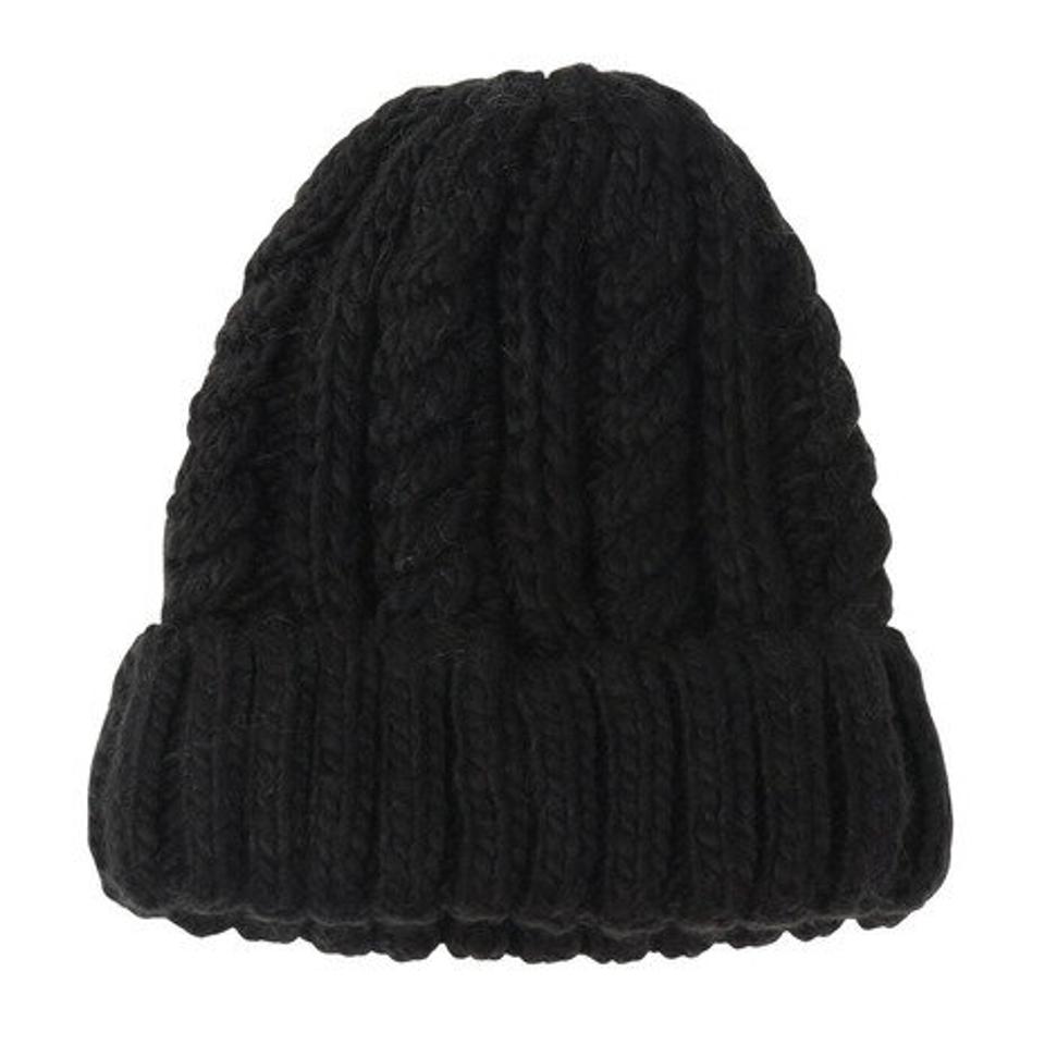 ロキシー（ROXY）（レディース）ポーラーフリース付き TRAM BEANIE ビーニー ERJHA04013 KVJ0 ブラック 帽子 ニット帽 スキー スノーボード