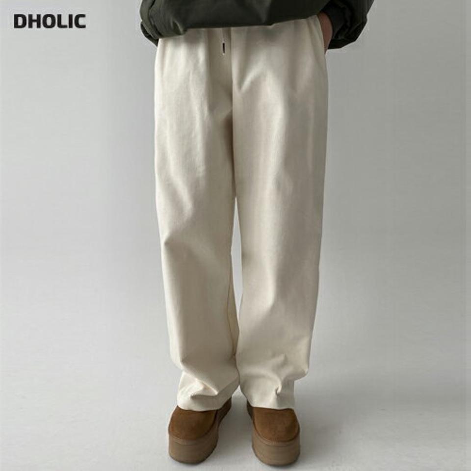 ドロストコーデュロイワイドパンツ・p000854 レディース 【pt】パンツ ズボン ロング ワイド コーデュロイ ドロスト ウエストゴム 楽ちん ラフ カジュアル 単色 無地 シンプル 大人 秋 冬 韓国ファッション MKT