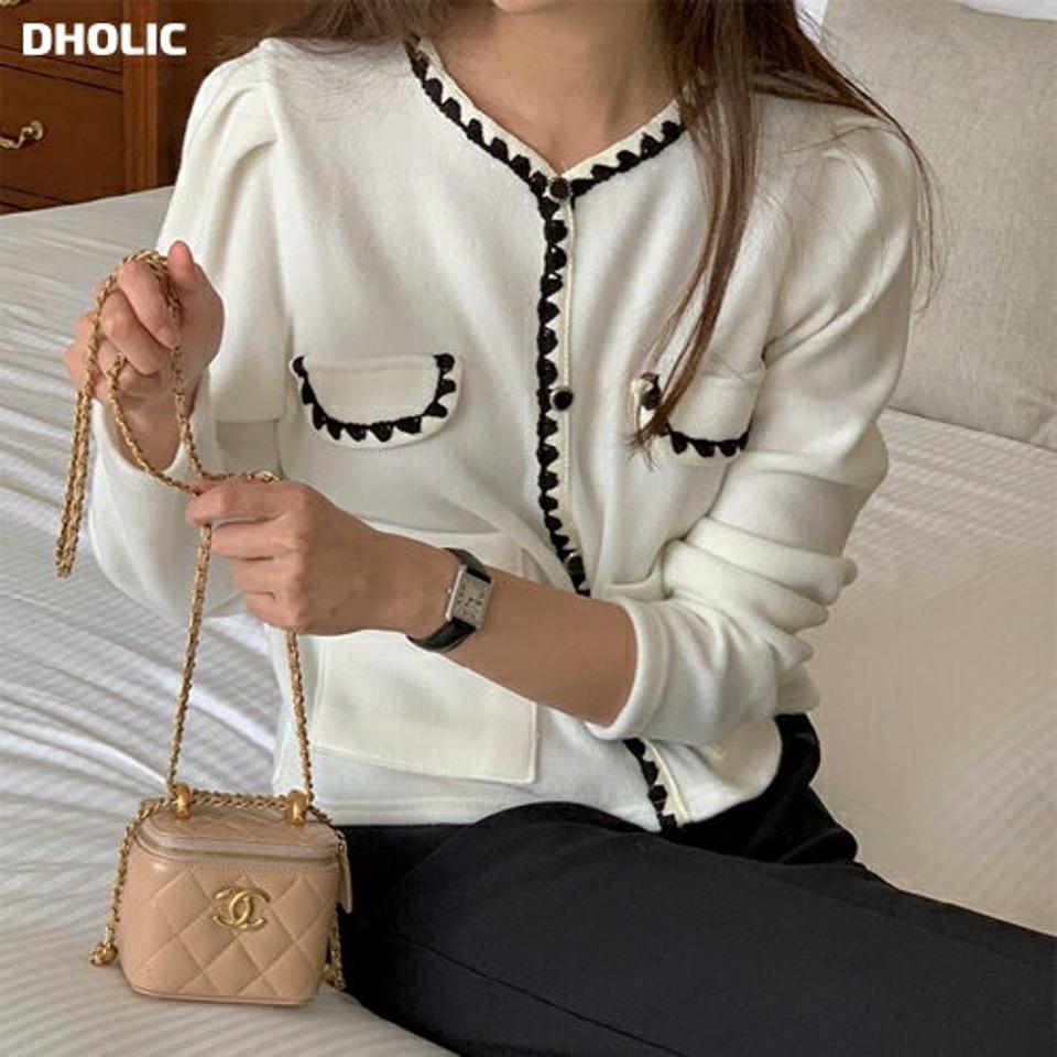 起毛配色ボタン長袖Tシャツ・p000860 レディース 【tops】トップス Tシャツ 長袖 ボタン 配色 起毛 フェミニン 大人 きれいめ オケージョン 秋 冬 韓国ファッション MKT
