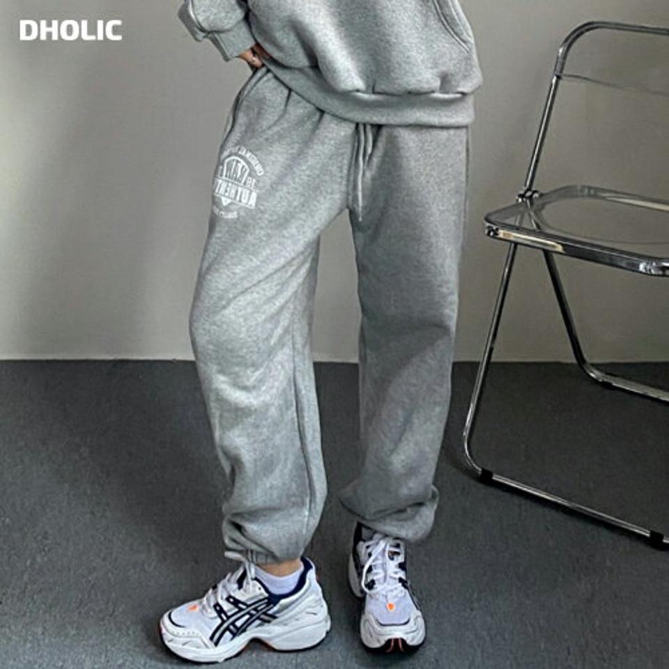 裏起毛AUTHENTICスウェットジョガーパンツ・p000787 レディース 【pt】パンツ ロング丈 スウェット トレーナー ジョガーパンツ 裏起毛 ロゴ ウエストゴム 秋 冬 カジュアル ラフ ゆったり 楽ちん 韓国ファッション MKT