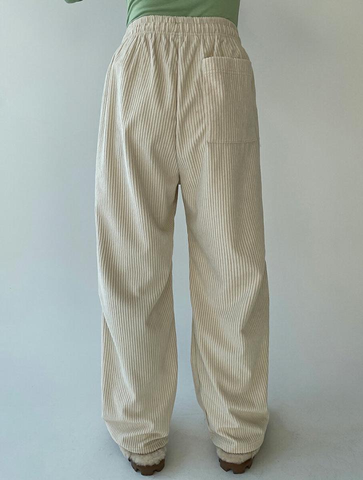 コーデュロイワイドドロストパンツ・p000802 レディース 【pt】パンツ ロング丈 柄 模様 ワイド ドロスト コーデュロイ 単色 ベーシック 秋 冬 カジュアル ラフ ゆったり 楽ちん ラフ 韓国ファッション MKT