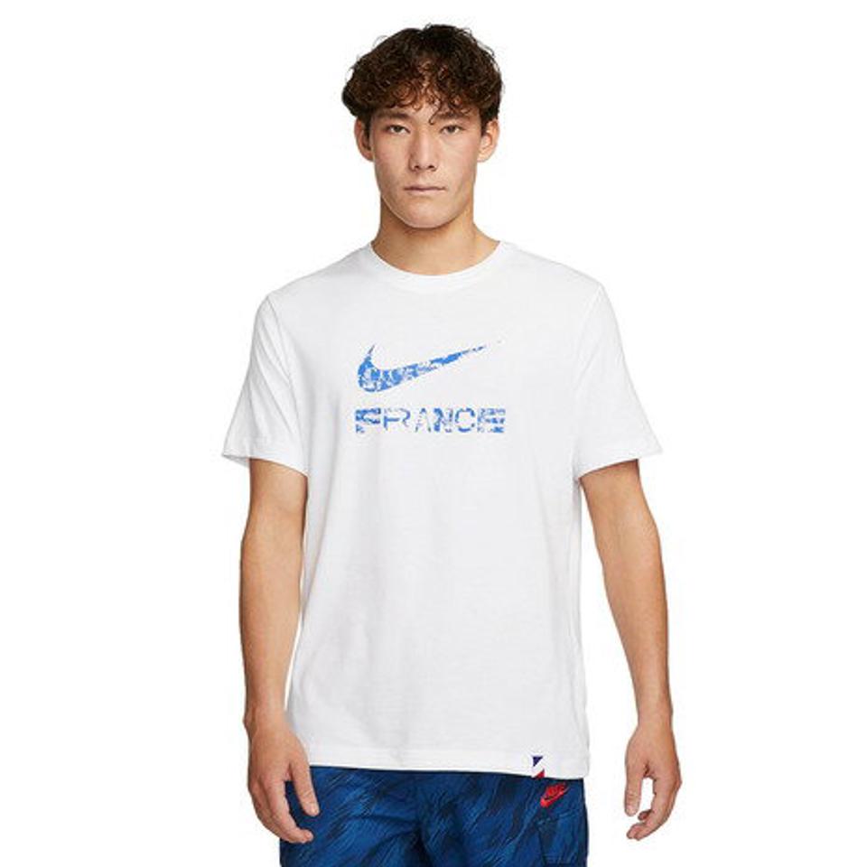 ナイキ(NIKE)(メンズ)サッカー フランス代表 半袖Tシャツ FFF スウッシュ FED WC22 DH7628-100