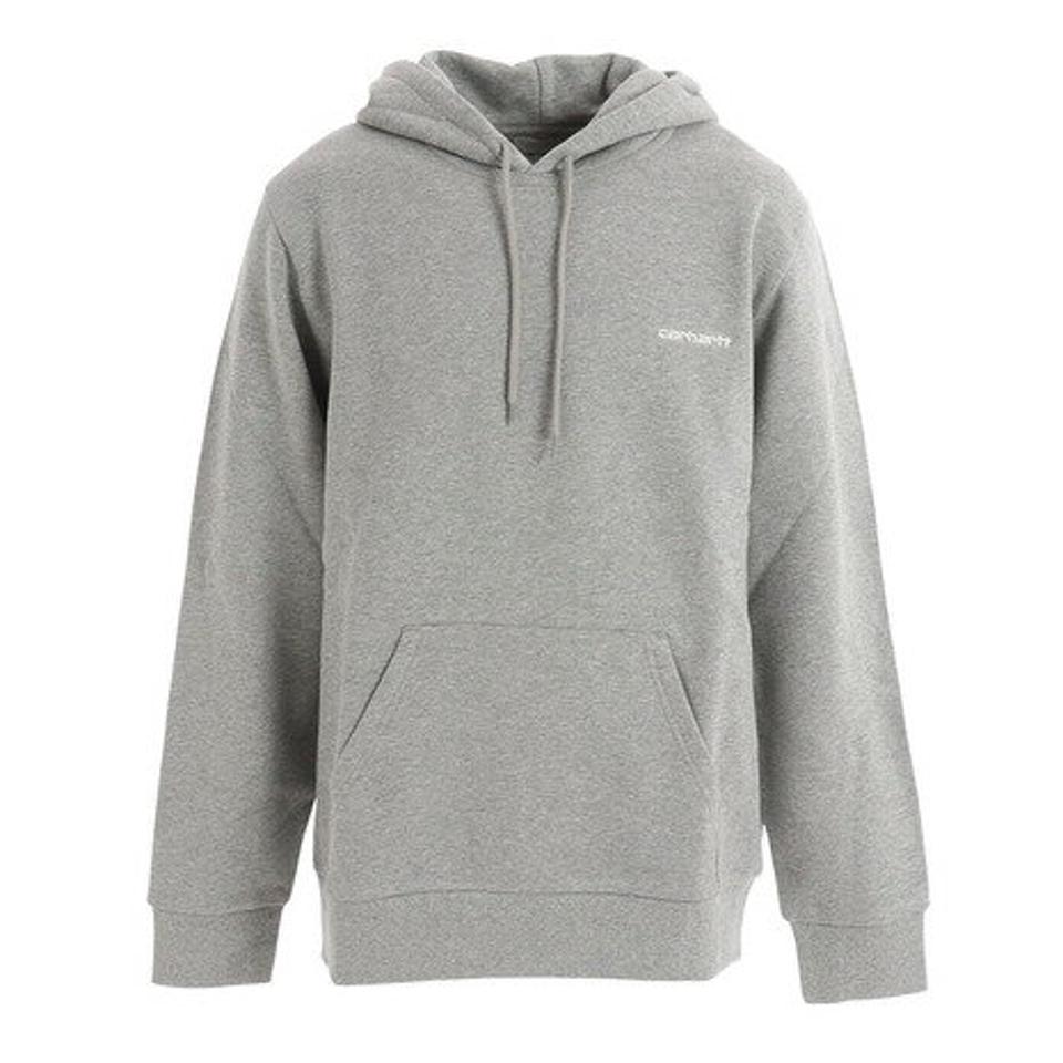 【11/5 24h限定 エントリー&対象4店舗買い回りで最大P10倍!】カーハート(CARHARTT)(メンズ)Hooded Script EmbroideryS プルオーバーパーカー I03124300DXX22FW