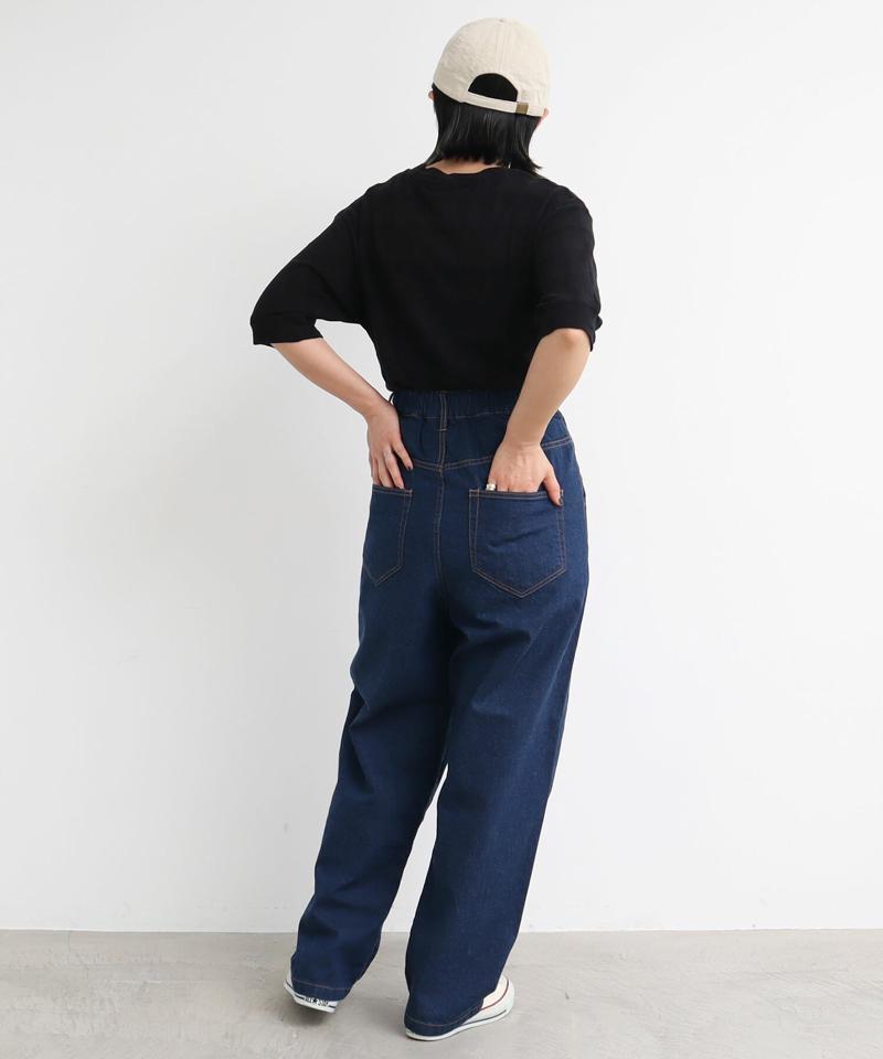 ●10oz デニム　タック太パンツ（caph troupe）