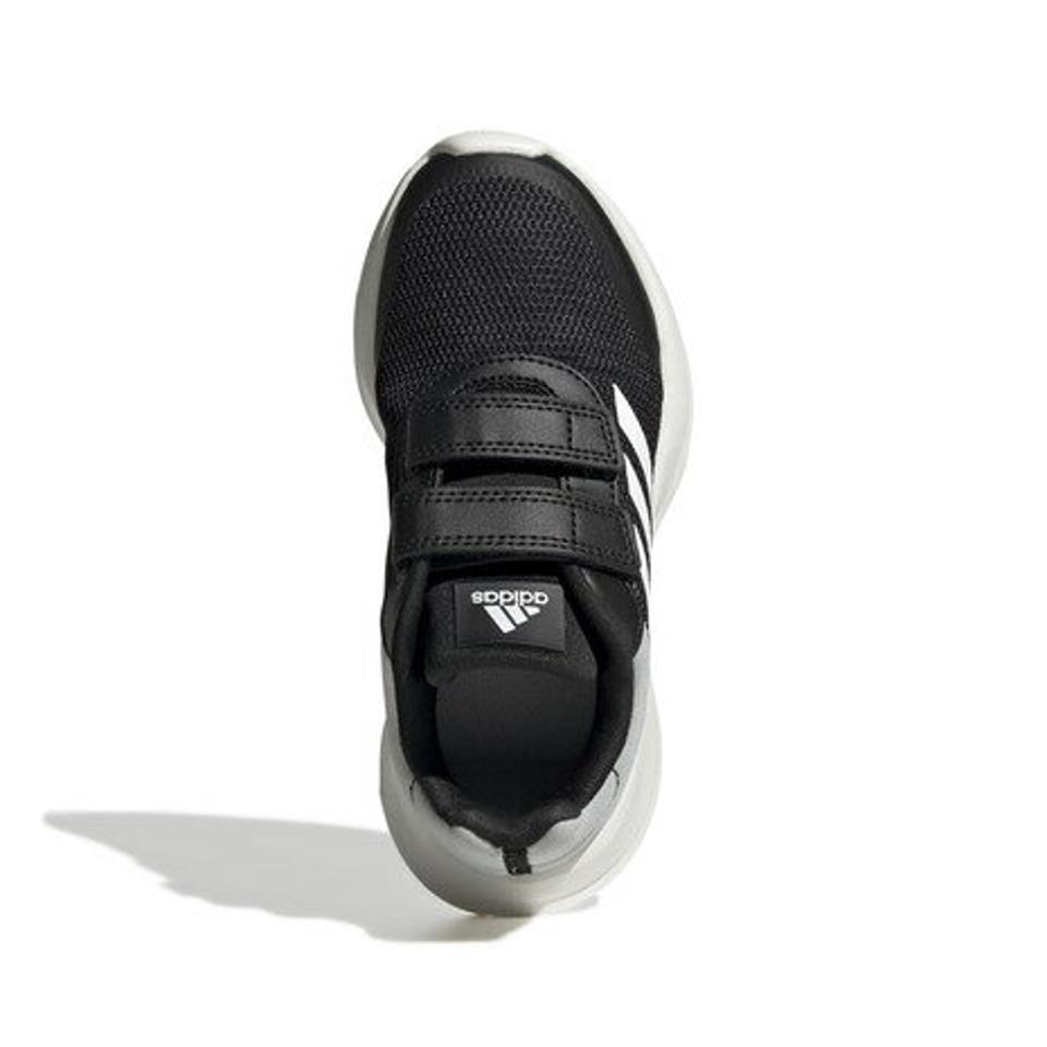 アディダス（adidas）（キッズ）テンソーラン ブラック 黒 LUT34-GZ3434 ジュニアスポーツシューズ スニーカー ランニングシューズ マジックテープ 運動靴