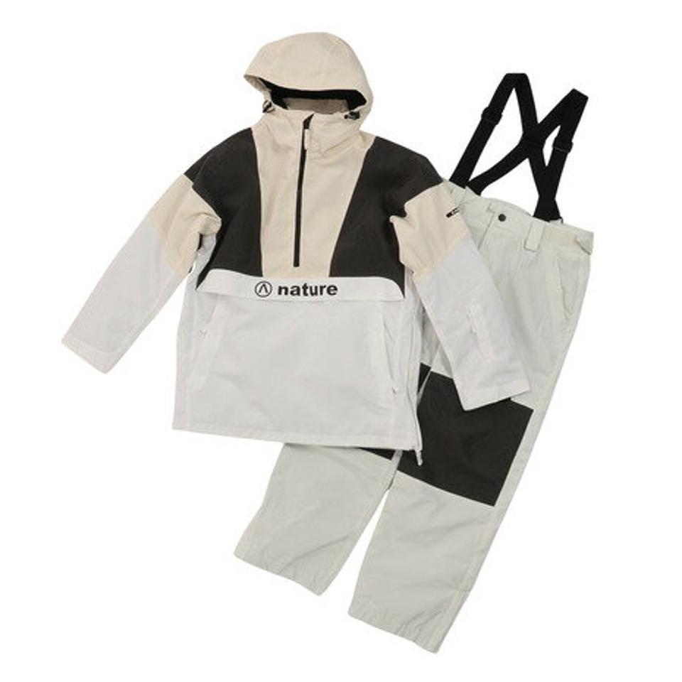 エーアールビーエヌ（ARBN）（レディース）スキーウェア ボードウェア 上下セット セットアップ レディース ベージュ 23 PULLOVER-L SUIT AB33WW1411 BEG