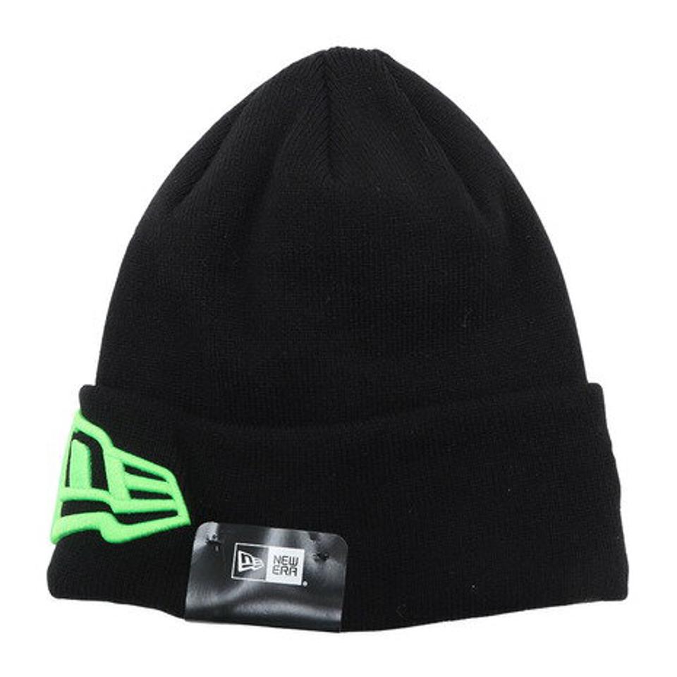 ニューエラ（NEW ERA）（メンズ）ニット帽 ベーシック カフニット フラッグロゴ ビーニー 13328060